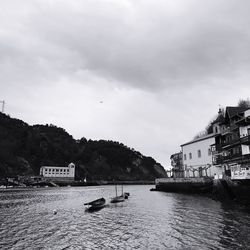 Scenic view of river against sky