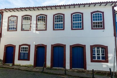 Low angle view of building against sky