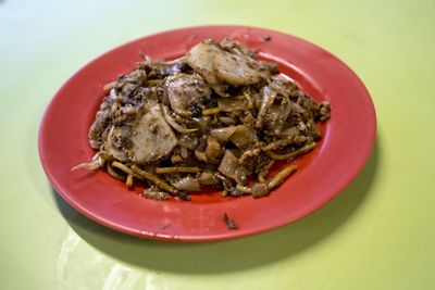 Close-up of food in plate