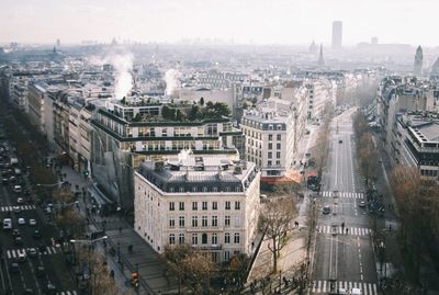 View of city street