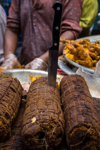 400 years old traditional street food market 