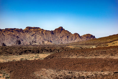 Rock formations in a desert