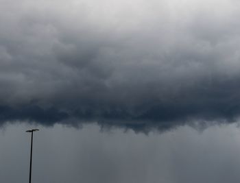 Low angle view of storm clouds in sky