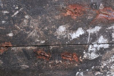 Full frame shot of rusty metal wall