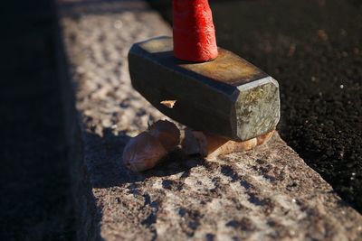 Close-up of rusty metal