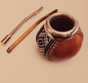 Close-up of food on table