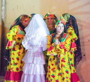 Full length of a young couple