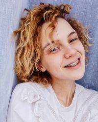 Portrait of a smiling young woman