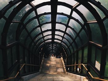 Arch bridge in tunnel