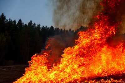 burning