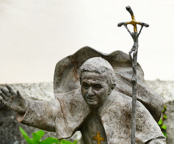 Low angle view of statue