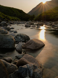 River through the lost valley