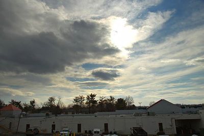 Built structure against cloudy sky