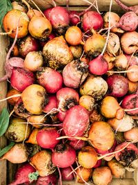 Full frame shot of fruits for sale at market stall