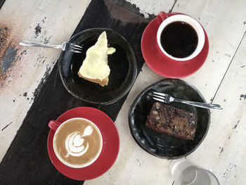 Close-up of coffee on table