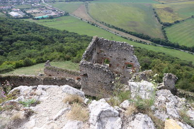 Aerial view of old town