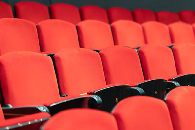 Empty seats at the theatre