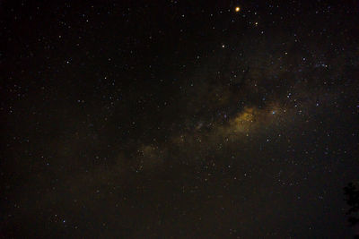 Low angle view of stars in sky at night