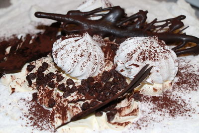 Close-up of ice cream