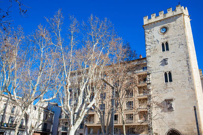 Low angle view of building against sky