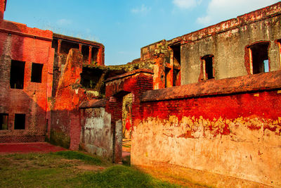 Exterior of old building