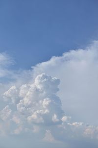 Low angle view of clouds in sky
