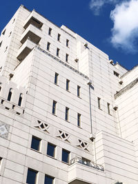 Low angle view of building against sky