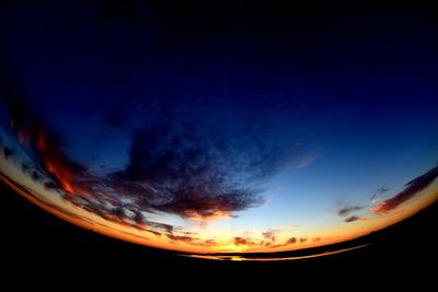 Scenic view of sky during sunset