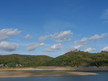 Hiking at the edersee in germany