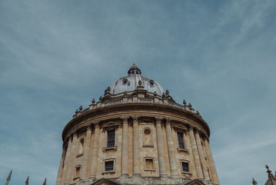 Low angle view of historical building against sky