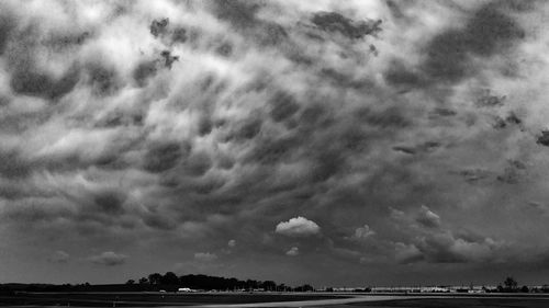 Storm clouds in sky