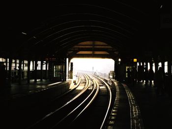 Illuminated tunnel