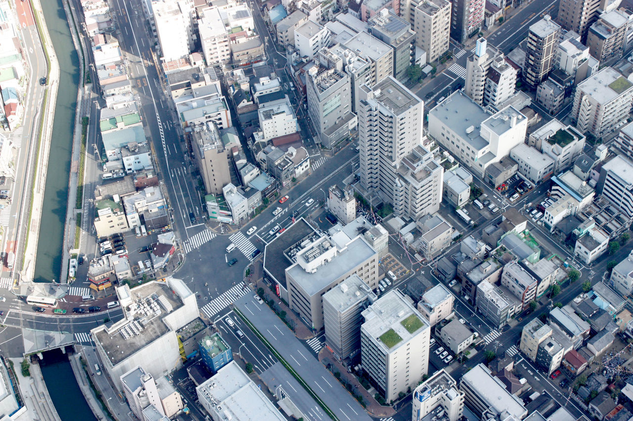 aerial view, city, cityscape, travel destinations, architecture, high angle view, outdoors, building exterior, no people, day, downtown district, skyscraper, urban skyline, office park