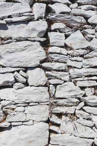 Full frame shot of stone wall