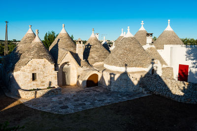 Exterior of temple against sky