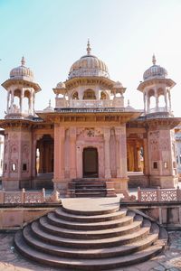 View of cathedral against clear sky