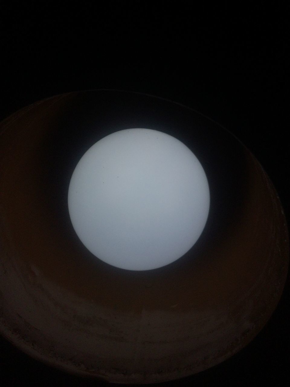 LOW ANGLE VIEW OF ILLUMINATED LAMP