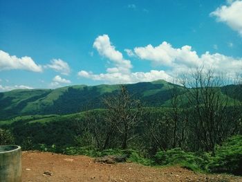 Scenic view of landscape against sky