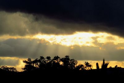 Scenic view of cloudy sky