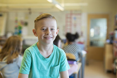 Portrait of smiling boy