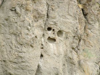 Close up of stone wall
