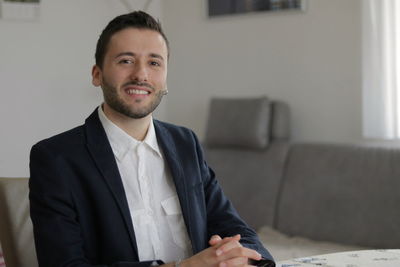 Portrait of a smiling young man