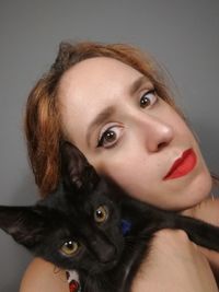 Portrait of beautiful woman