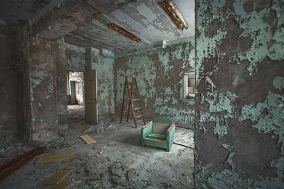 Abandoned places from chernobyl, ukraine after 32 years after the nuclear disaster.