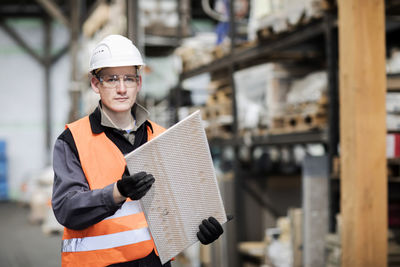 Man working in factory