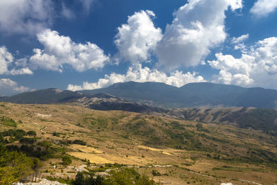 Scenic view of landscape against sky