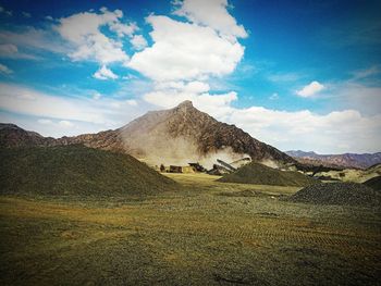 Scenic view of landscape against sky