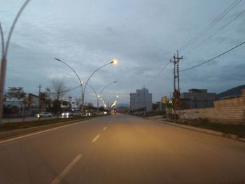 Road in city