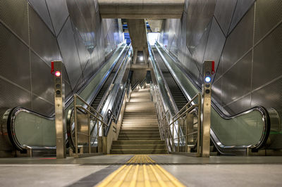 Interior of subway station