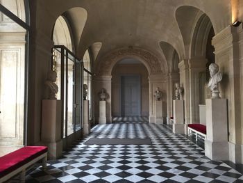 Corridor of historic building